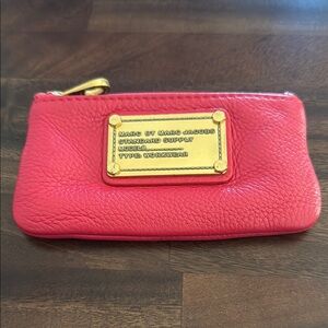 Marc by Marc Jacobs Pink Pebbled Leather Clutch